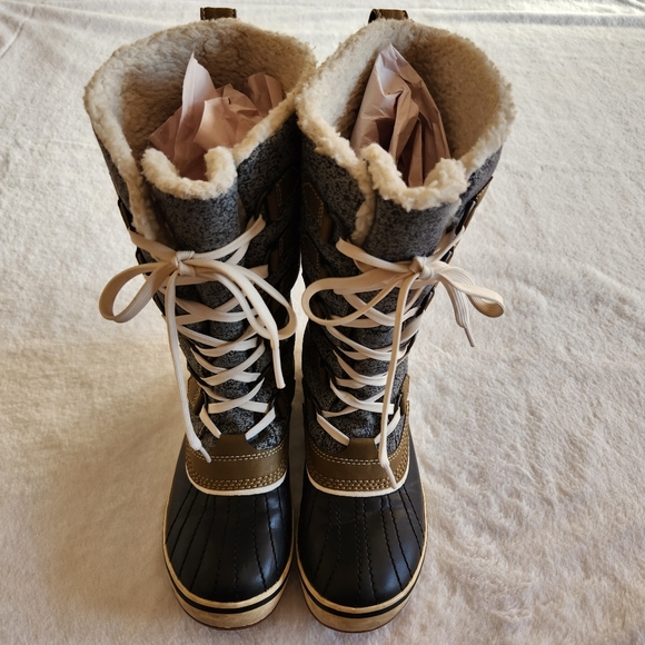 Sorel Waterproof Lace-up Lined Boots Women's 6 - Picture 2 of 7